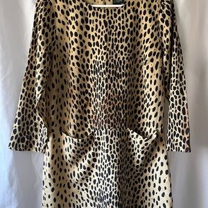 J. Crew cheetah print Dress